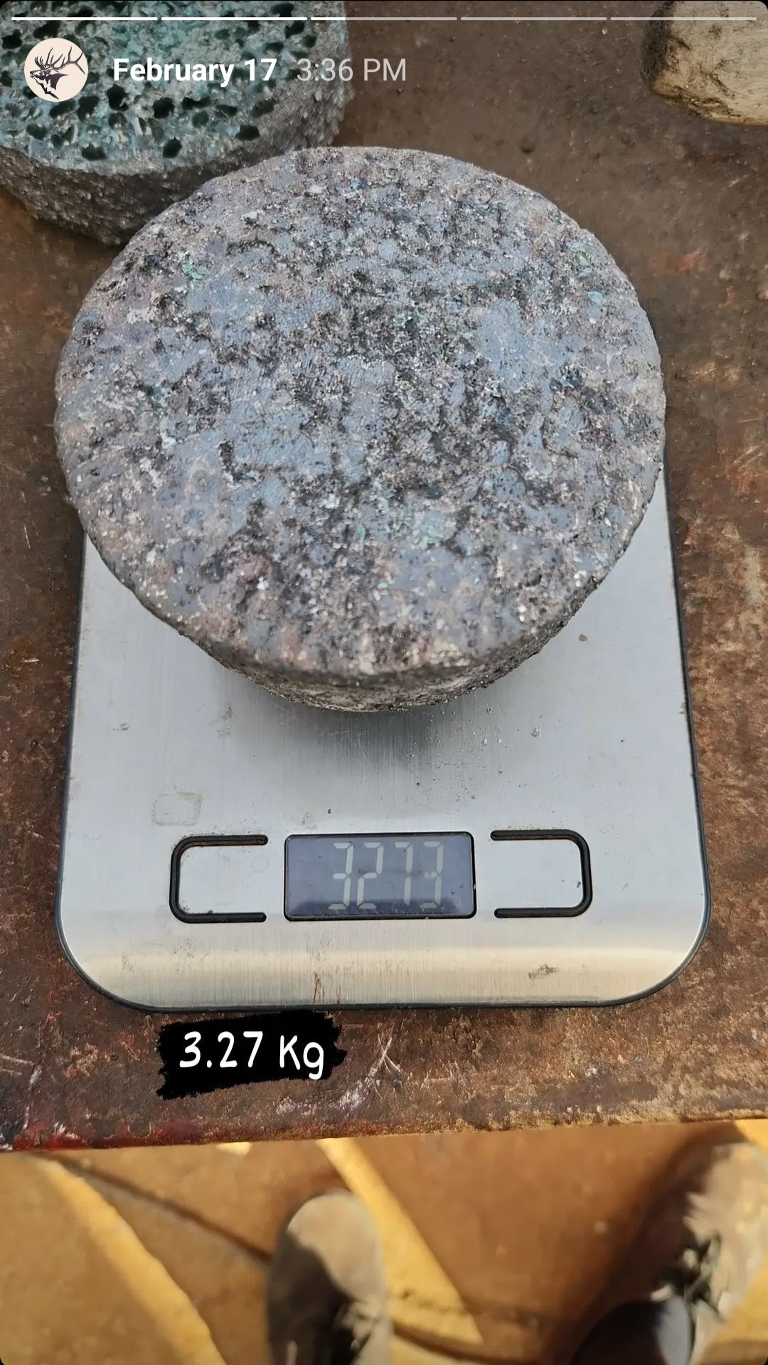 3.2Kg Wootz Ingot