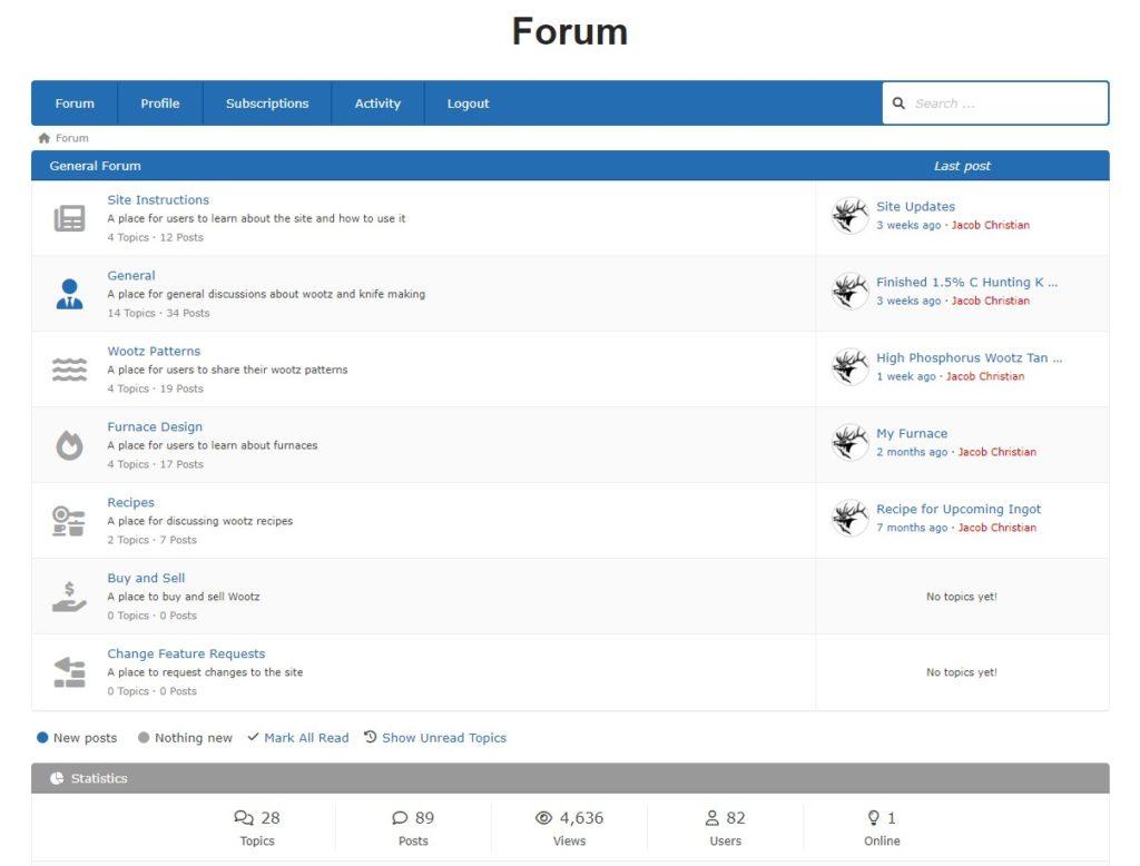 Wootz Forum